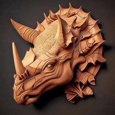 3D model Ischioceratops (STL)